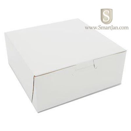 Sch 8 x 8 x 4 in. Non-Window Bakery Boxes - White 941